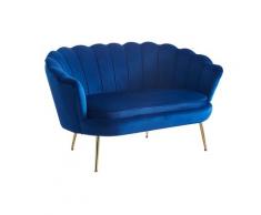 SalesFever »Arielle« Sofa dunkelblau 3-Sitzer