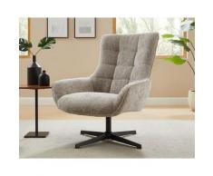 SalesFever »Evangeline« Drehsessel hellgrau