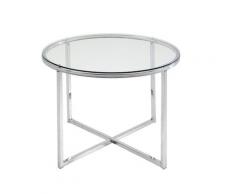 Actona »Cross« Ecktisch rund