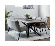 designline »Arno« Esstisch Eiche smoked – erhältlich in 4 Größen