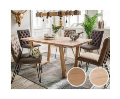 Massivholz »Oslo« Esstisch Cheek Wildeiche White-wash / 200x100 cm