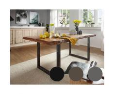 3S Frankenmöbel »Bern« Massivholz Esstisch Akazie lackiert TI-0481 / Akazie / 160x90 cm / alufarbig