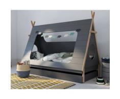BLN Kids »TIPI« Kinderbett grau – erhältlich in 2 Ausführungen