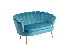 SalesFever »Arielle« Sofa blau 2-Sitzer