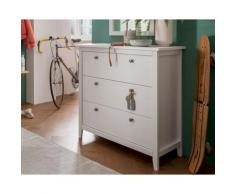 Massivholz »Solvita« Kommode II weiß