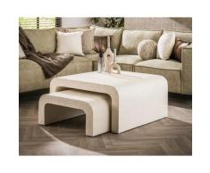 designline »Marble« Couchtisch bend stone 2er-Set