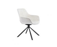 SalesFever »Harvey« Drehstuhl creme 64x82x63 cm