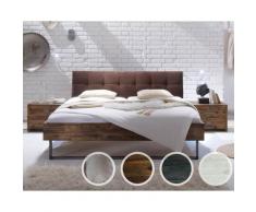 Hasena Factory-Line Massivholzbett Indus/Ronna 160x200 cm braun