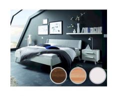 Hasena Fine-Line Massivholzbett Syma Masito/Boga 140x220 cm / Nussbaum, geölt