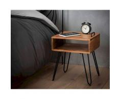 designline »Quardo« Massivholz Nachttisch 40x48x34 cm