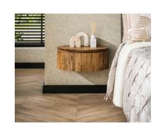 designline »Wave« Nachttisch schwebend rund