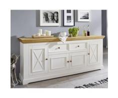 3S Frankenmöbel »Country« Massivholz Sideboard l weiss