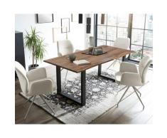 SalesFever »Layne-Amira« Esszimmergruppe Akazie creme Esstisch 180x90 cm