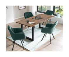 SalesFever »Layne-Fiona« Esszimmergruppe Akazie grün – erhältlich in 2 Größen