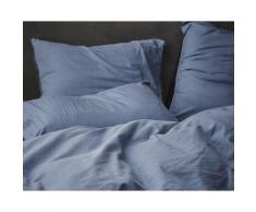 Essenza »Guy« Bettwäsche Blue 200x200 cm / 2x 80x80 cm