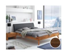 Hasena Pronto »Caprile« Massivholzbett 200x200 cm / Nussbaum, geölt / 25 cm