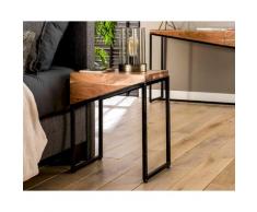 designline »Schubert« Massivholz Nachttisch 2er-Set