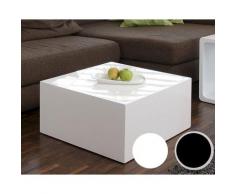 SalesFever »Black&White« Couchtisch eckig weiß