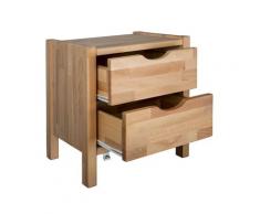 Schwarzwald Massivholz »Desiree« Nachttisch weiß lasiert