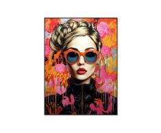 La Casa »Pop Art Lady« Ölbild 90x120 cm