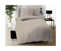 Kaeppel Mako-Satin Bettwäsche Uni 3000/686 cappuccino – erhältlich in 3 Größen