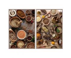La Casa »Spices« Glasbilder 40x60 cm 2er-Set gerahmt