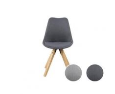 Actona »Dima« Esszimmerstuhl I 48,5x85x55 cm / dunkelgrau