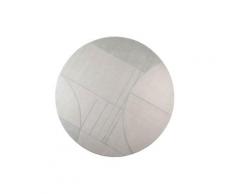 Zuiver »Bliss« Teppich rund blau/grau 240 cm