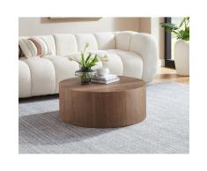 SalesFever »Isla« Couchtisch walnuss 80x30x80 cm