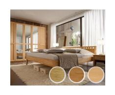 Massivholz »Diana« Bett II 140x200 cm / Wildeiche natur