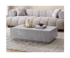 SalesFever »Jacey« Couchtisch Marmoroptik grau 120x35x75 cm