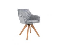 SalesFever »Mercur« Armlehnstuhl grau 59x85x61 cm