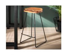 designline »Kahn« Massivholz Barhocker