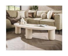 designline »Marble« Couchtisch Kieselstein Dreieck
