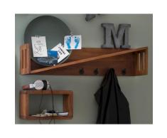 Möbilia »Amy« Wandgarderobe Akazie