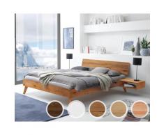 Hasena Pronto »Ancona« Massivholzbett 140x200 cm / Buche weiss deckend, lackiert / 25 cm