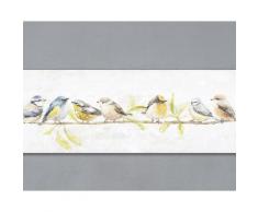 La Casa »Vögel auf einem Ast« Ölbild handbemalt 120x40 cm auf Leinwand