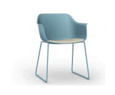 Resol »Shape Patin« Outdoor Stuhl gepolstert White / Taupe