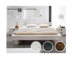 Hasena Factory-Line Massivholzbett Bloc Festo/Lucca 160x200 cm white