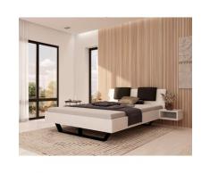 BlackWood »Dolce Vita II WHITE-EDITION« Massivholzbett 160x220 cm / weiss / ohne Kissen