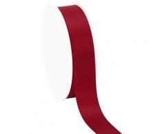 Satinband, bordeaux, 25 mm, 25 m