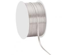 Satinband, silber, 3 mm, 50 m