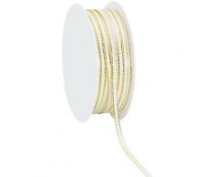 Satinband, creme-gold, 3 mm, 20 m