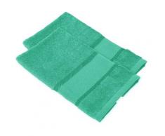 buttinette Gästetücher 2er-Pack, smaragd