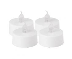 LED Teelichter, 4 cm Ø, 4 Stück