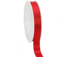 Satinband, rot, 15 mm, 50 m