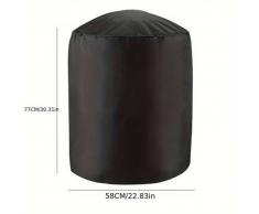 TEMU 1pc, Grill Cover, Bbq Grill Cover, Heavy Duty Bbq Gas Grill Cover For Outdoor Grill, Waterproof, Weather Resistant, Fade Resistant, Bbq Accessories, Grill Accessories