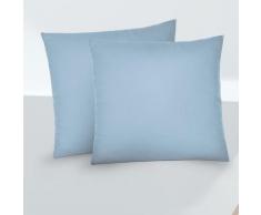 biberna Feinjersey-Kopfkissenbezug Doppelpack eisblau, 2x 40x40 cm