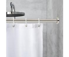 WENKO Teleskop-Duschstange "Luz" 110 - 185 cm aus Edelstahl