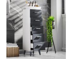 VCM Schubladenschrank "Landos M" Anthrazit